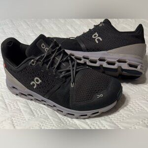 On Cloud OC Running Shoes Black Gray Athletic Activewear Sneakers Woman Lady 9.5
